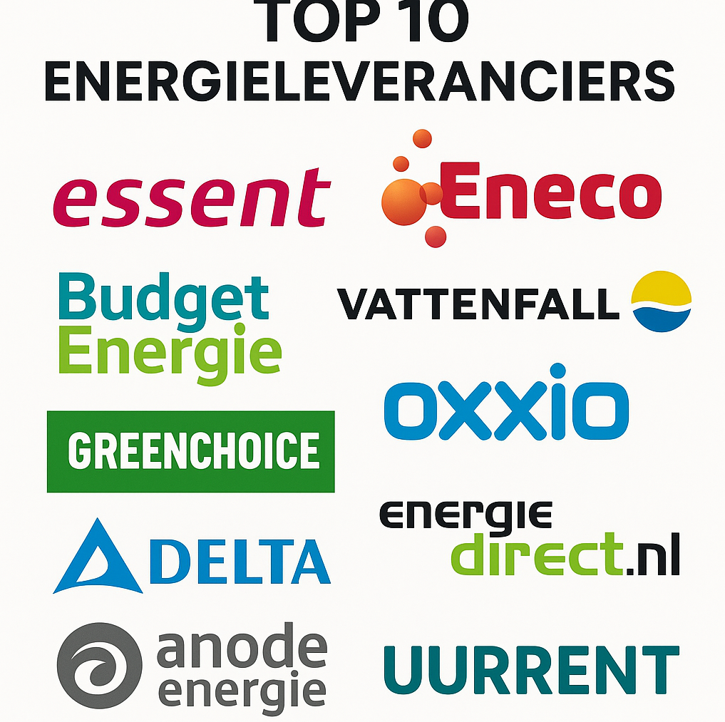 Top 10 energieleveranciers